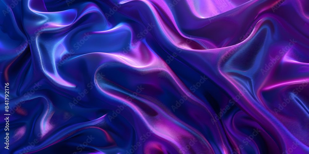 Fototapeta premium Bold gradient from cobalt blue to royal purple, evoking a sense of mystery and luxury, suitable for high-end technology or premium fashion items 