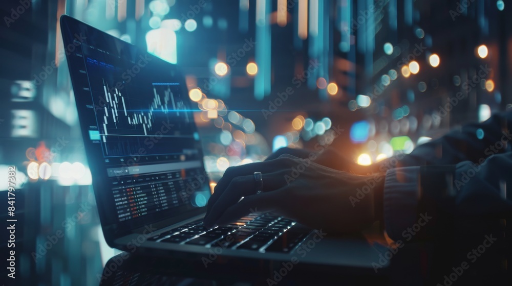 Trading Data Analysis at Night, Generative AI Trading Data Analysis at Night, Generative AI