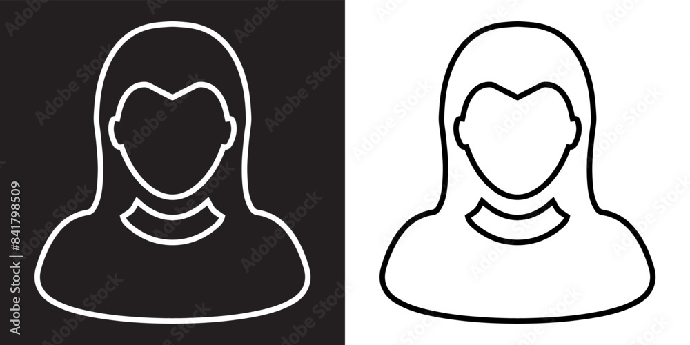User icon vector. Profile icon sign symbol. Profile vector icon illustration isolated on black and white background User icon vector. Profile icon sign symbol. Profile vector icon illustration isolated on black and white background