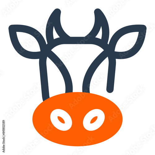 Cattle for Agribusiness Vector Icon Illustration