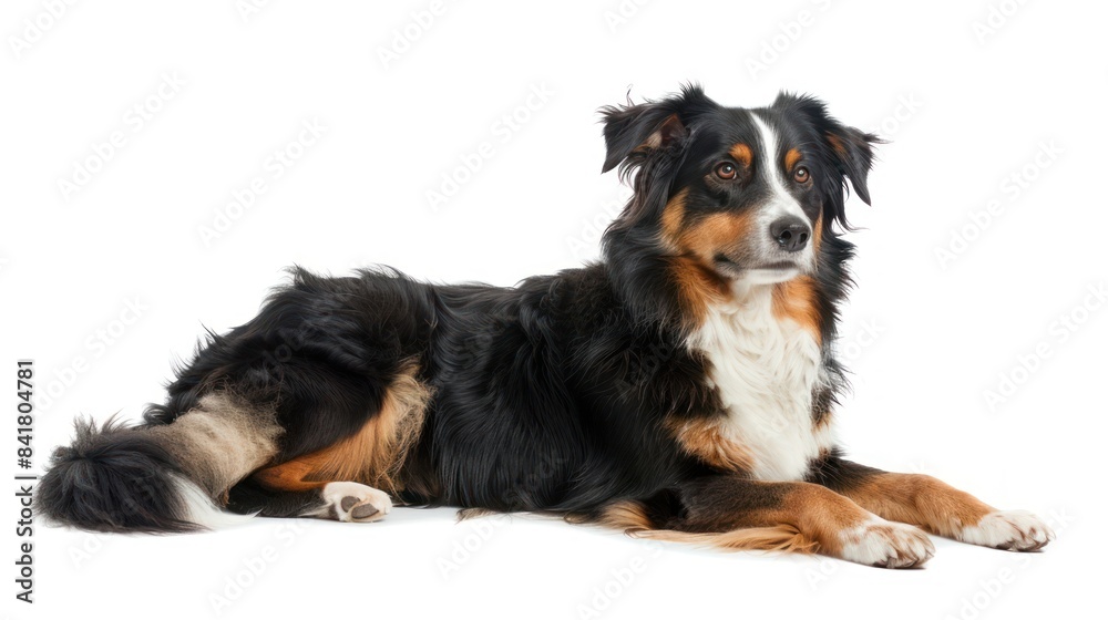 English Shepherd full body clearly photo on white background , English Shepherd full body clearly photo on white background ,