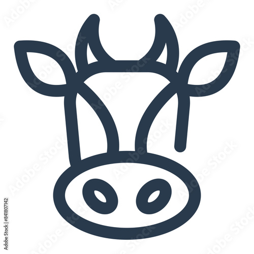 Cattle for Agribusiness Vector Icon Illustration