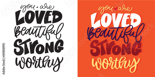 Cute hand drawn doodle lettering quote. Lettering for t-shirt design, mug print, bag print, clothes fashion. 100% hand drawn vector image.