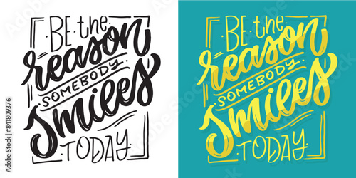 Cute hand drawn doodle lettering quote. Lettering for t-shirt design, mug print, bag print, clothes fashion. 100% hand drawn vector image.