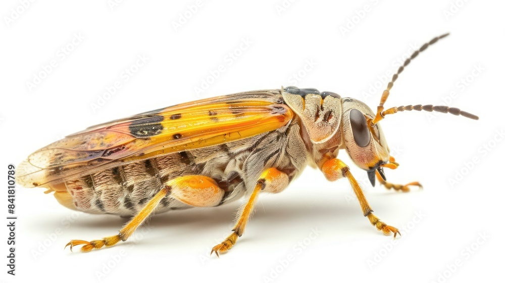 European Corn Borer full body clearly photo on white background , European Corn Borer full body clearly photo on white background ,