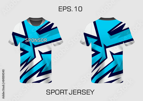 Sublimation t-shirt design jersey vector geometric pattern with striped style premium vector collection