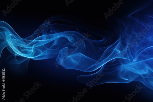 Frame color colorful smoke on black background with no shadows light wave motion energy lines wallpaper