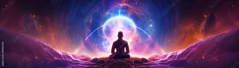 Spiritual conscious mind in deep space cosmos self realization Spiritual conscious mind in deep space cosmos self realization
