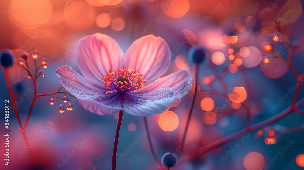 Intricate Macro Petals in Cinematic Lighting with Silhouette Double Exposure in Meadow - Creative Nature Photography Intricate Macro Petals in Cinematic Lighting with Silhouette Double Exposure in Meadow - Creative Nature Photography