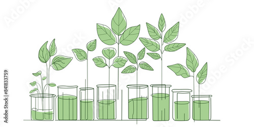 Abstract green leafs. The concept of the ecology, ecological and bio. vector illustration in flat style. Leaf growth stage. Abstract illustration with leaves. 