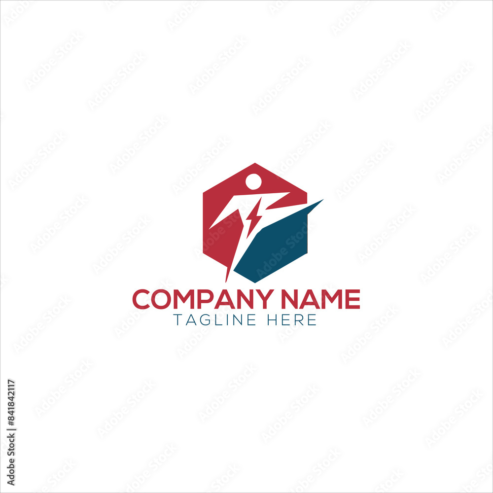 Muscle Fitness Gym Logo Design. Muscular Woman
Muscle Fitness Gym Logo Design. Muscular Woman