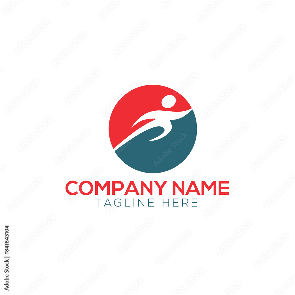Fitness power logo, Gym logo design template, with silhouettes
Fitness power logo, Gym logo design template, with silhouettes