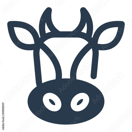 Cattle for Agribusiness Vector Icon Illustration
