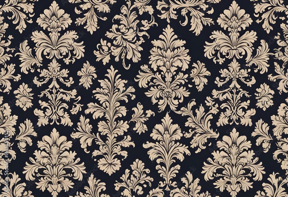 Modern vector flower seamless pattern element. Elegant texture for backgrounds. Classical luxury old-fashioned floral ornament, seamless texture for wallpapers, textiles, wrapping