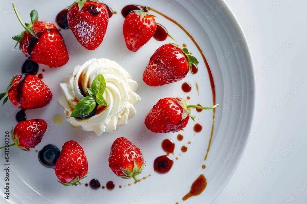 Balsamic Strawberry and Ricotta Cream Sensation