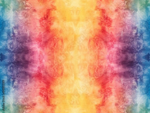 Rainbow tie dye pattern background 