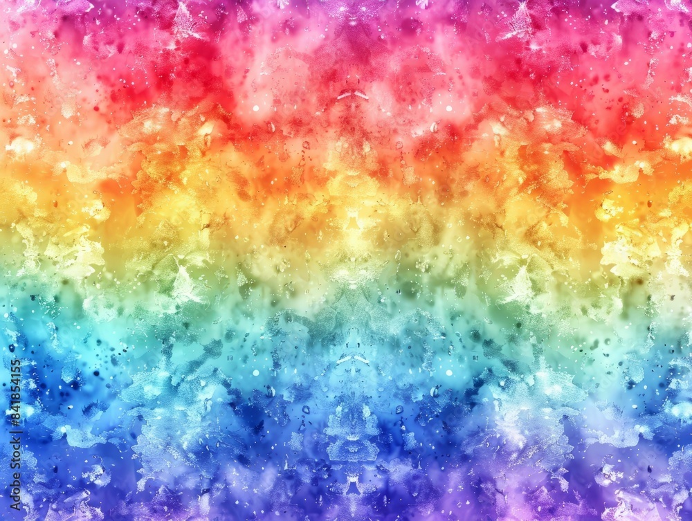 Rainbow tie dye pattern background 