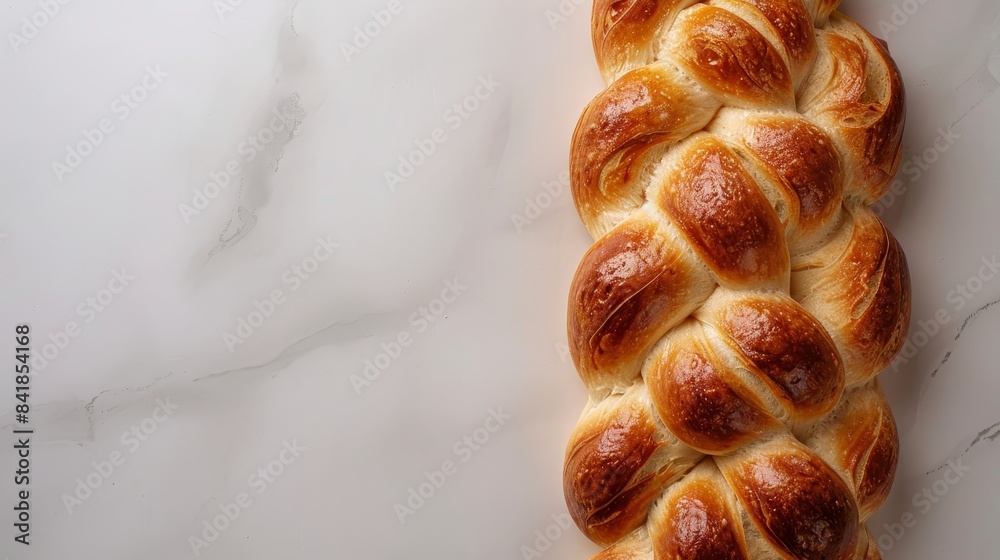 Overhead shot of intricate bun braiding, blank space for text, soft white backdrop, perfect for promotional use. Clean and simple aesthetic Overhead shot of intricate bun braiding, blank space for text, soft white backdrop, perfect for promotional use. Clean and simple aesthetic