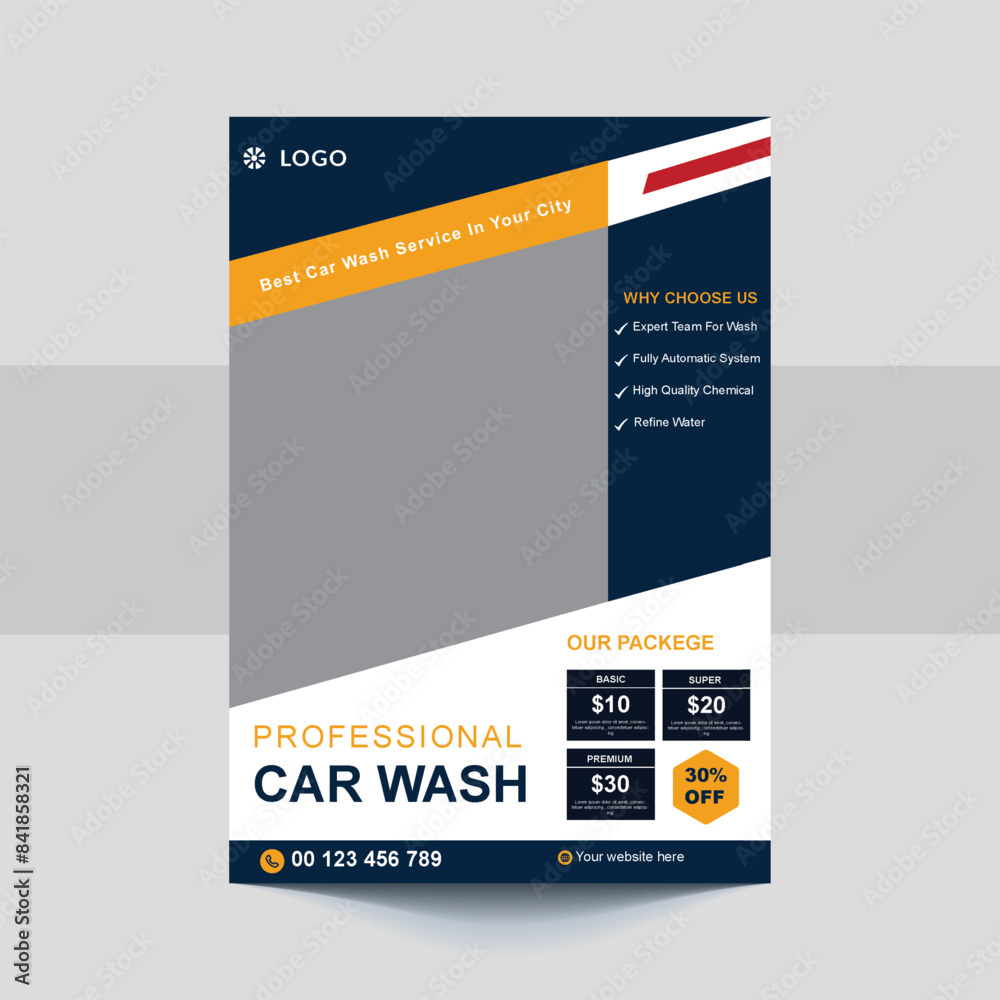 Auto Repair Flyer Template, Automobile Service flyer Auto Repair Flyer Template, Automobile Service flyer