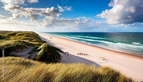 dune beach at the north sea coast sylt schleswig holstein germany photo