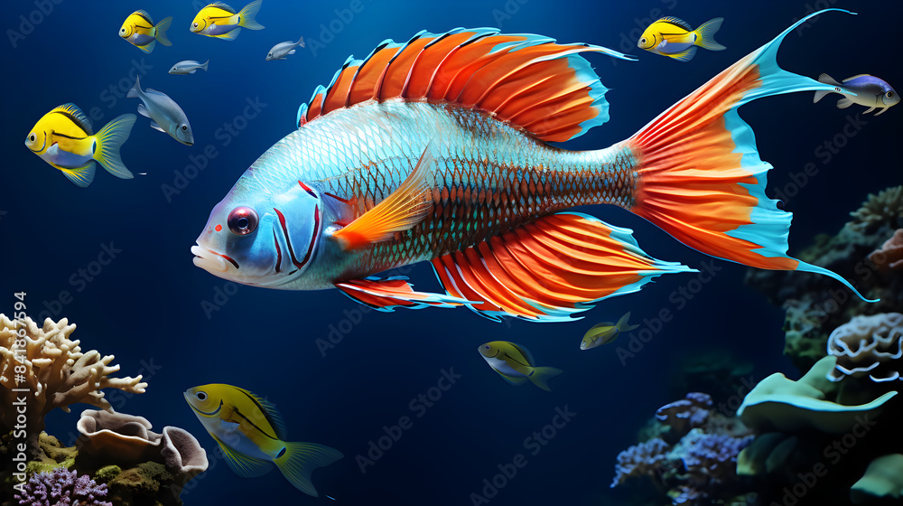 Fototapeta premium fish in the sea