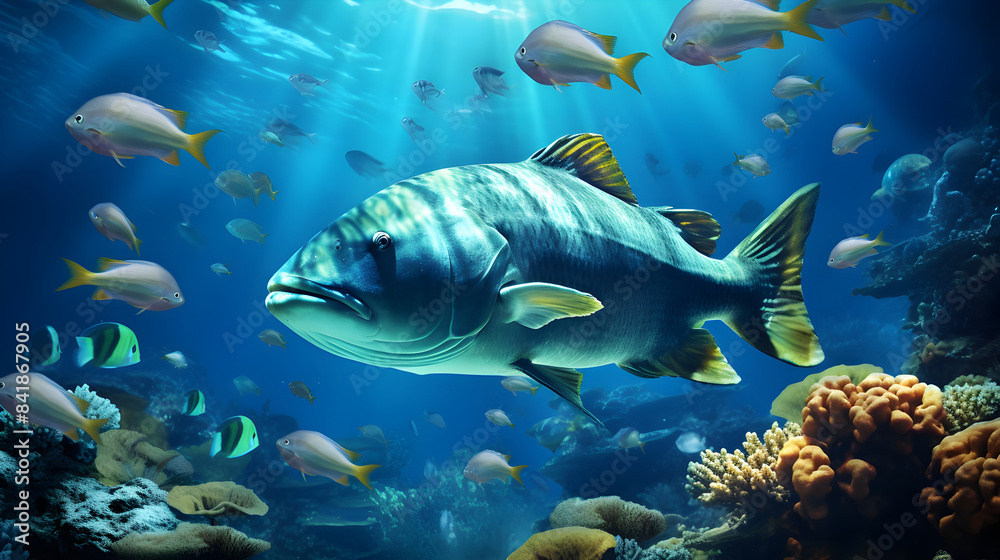 Fototapeta premium fish in the sea