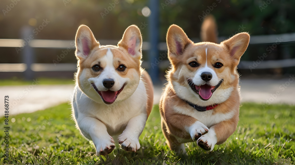 Double corgi