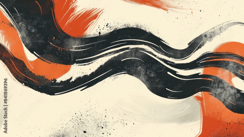 Obraz premium Vintage hand drawn stroke with abstract effect for wallpaper covers bags and packaging design