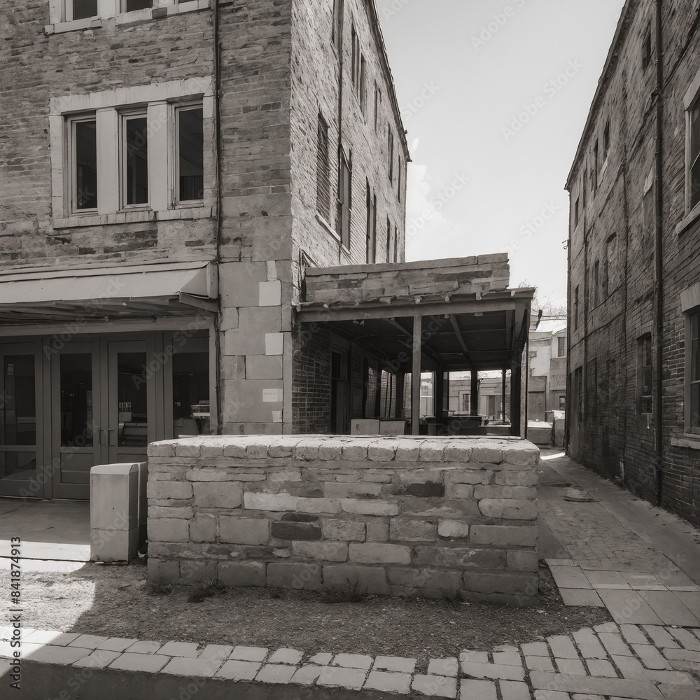 Obraz premium old brick building