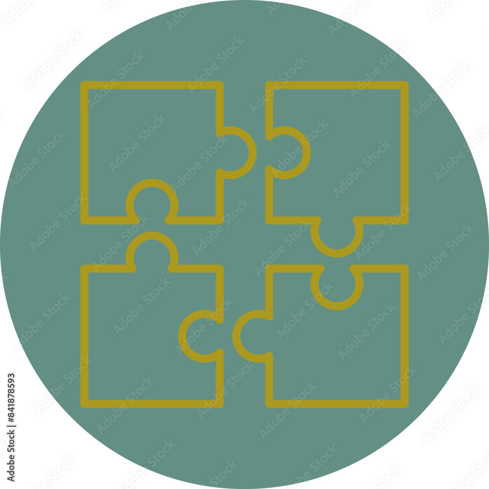 Fototapeta premium Jigsaw icon Design