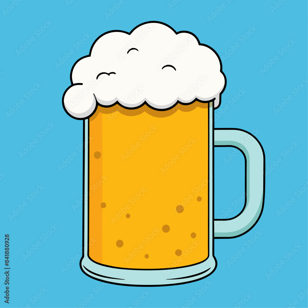 Beer cartoon vector clipart Illustration Beer cartoon vector clipart Illustration