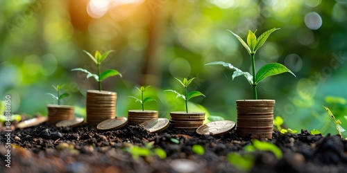 Impact investors allocate funds to projects promoting sustainability and social responsibility in business. Concept Social Responsibility, Sustainability, Impact Investing, Business Ethics photo
