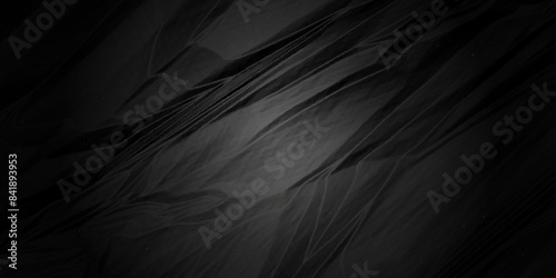 Black crumpled paper texture background. Crumpled paper ball isolated on white with clipping path. panorama grunge wrinkly paper texture background, crumpled pattern texture. paper crumpled texture