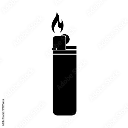 Cigarette lighter icon. Simple illustration of cigarette lighter vector icon for web design isolated on white background