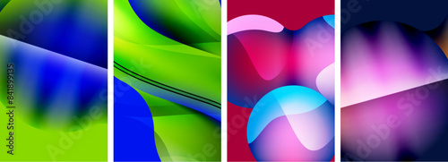 Abstract colors. Abstract backgrounds for wallpaper, business card, cover, poster, banner, brochure, header, website