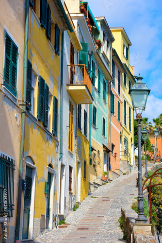 glimpse of Bogliasco Genoa Liguria Italy © maudanros