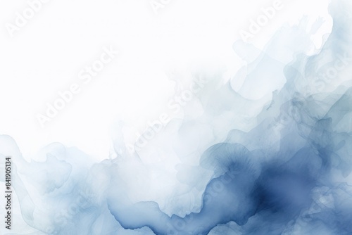 soft and organic watercolor wash textures and clean white paper background pattern design texture banner photo