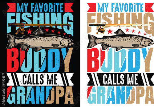 Fishing t-shirt design
