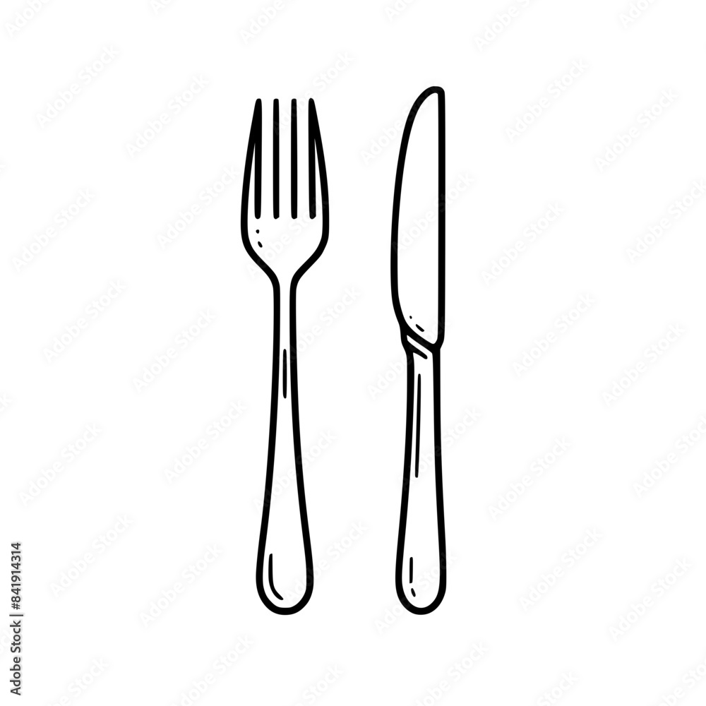 fork and knife linearr fork and knife linearr