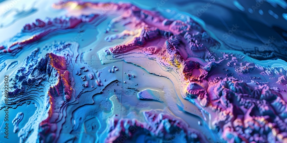 Earthquake 3d map