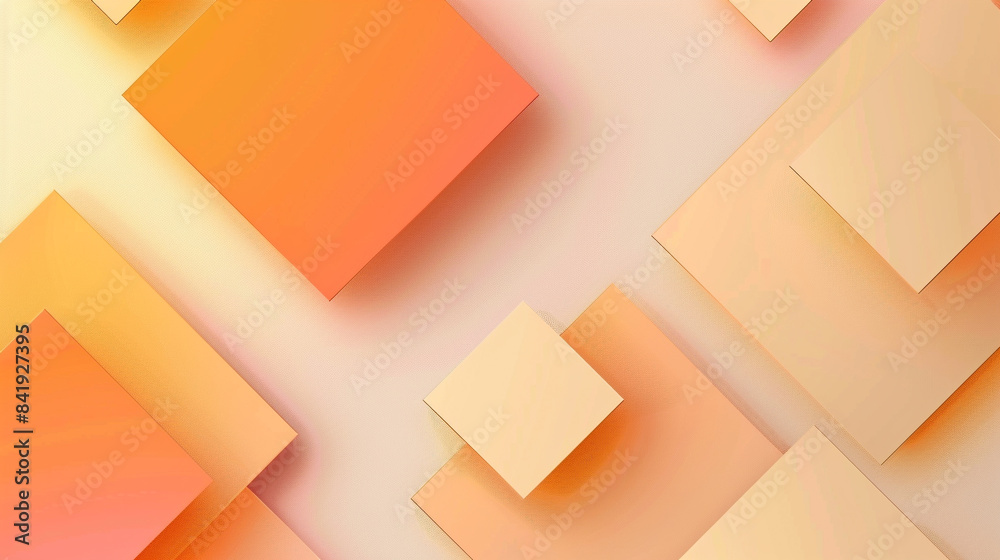 Orange and Peach square shape background presentation design Orange and Peach square shape background presentation design