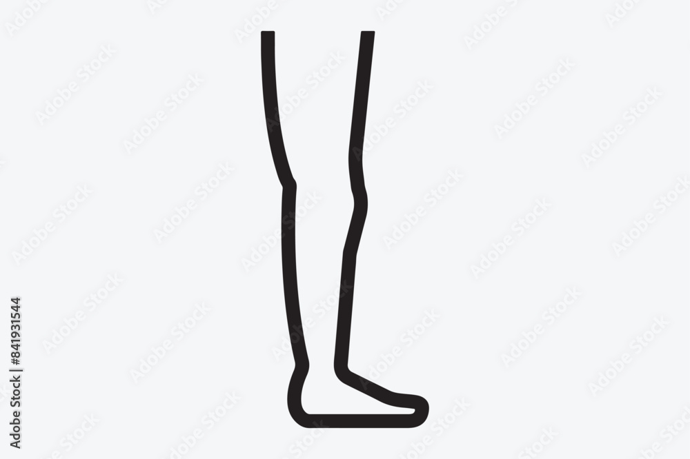 leg icon vector and illustration art leg icon vector and illustration art