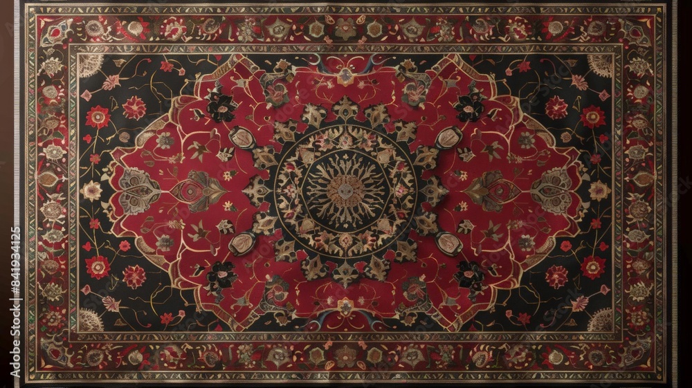 Stunning Traditional Islamic Carpet Pattern Creating Timeless Style