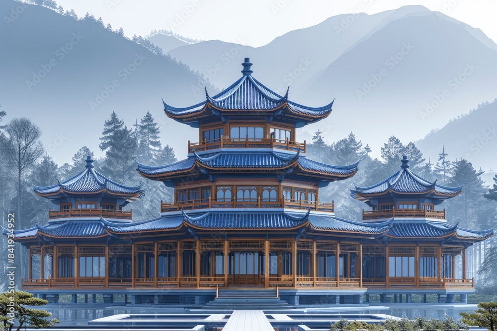 Fototapeta premium A traditional Chinese pagoda