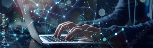 Data science business intelligence laptop and technology