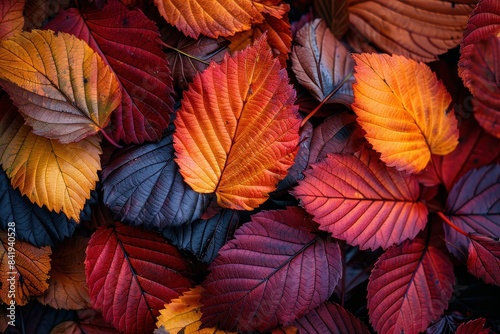 Wallpaper Mural Vibrant autumn leaves in a woodland, ideal for seasonal themes.  Torontodigital.ca