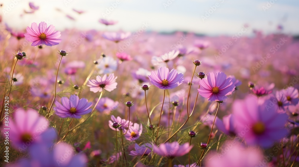 Naklejka premium field of flowers