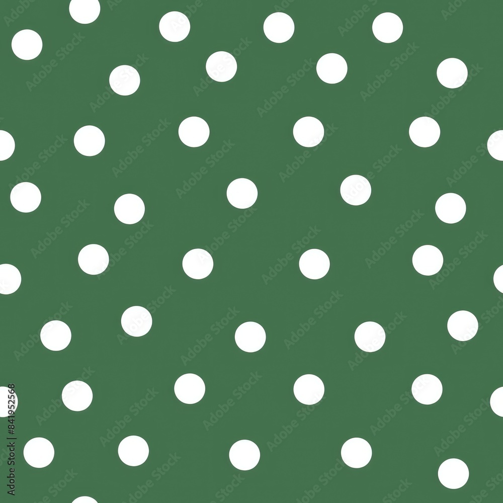 Seamless Pattern, White Polka Dots on green Background, Print for Textile, Paper, Abstract Background Seamless Pattern, White Polka Dots on green Background, Print for Textile, Paper, Abstract Background