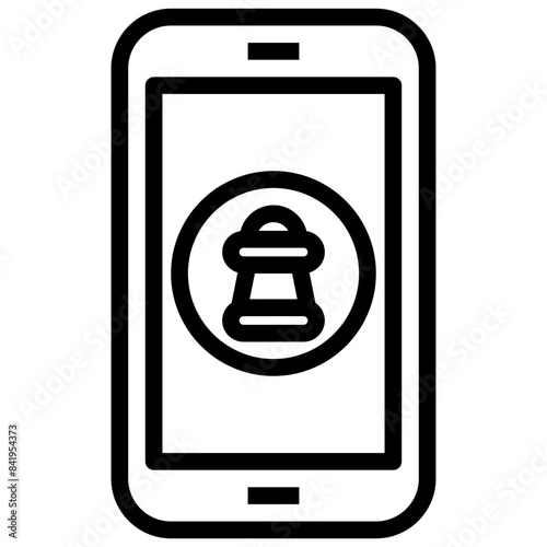 ONLINE GAMING,online gaming,knight,chess game,chess piece,smartphone.svg