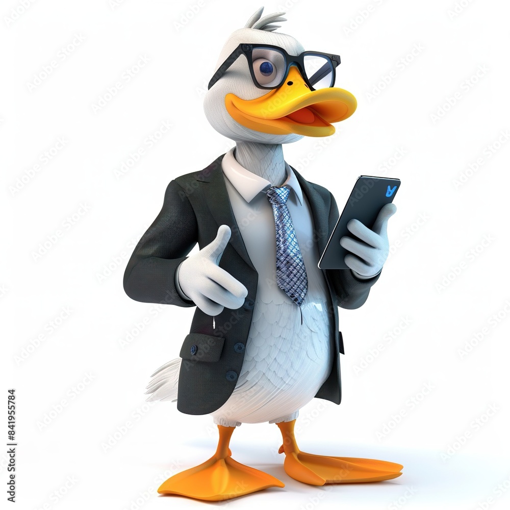 Obraz premium Ducks cartoon SoftwareDevelopersuit